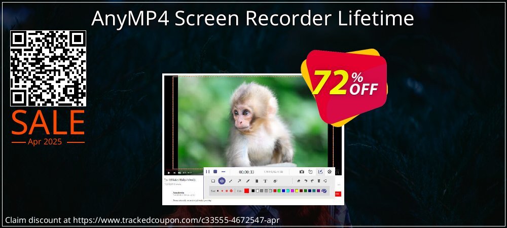 AnyMP4 Screen Recorder Lifetime coupon on April Fools' Day offering discount