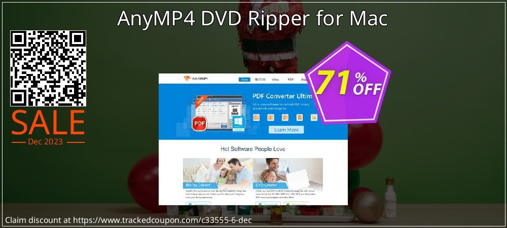 AnyMP4 DVD Ripper for Mac coupon on National Pumpkin Day promotions