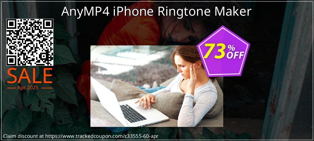 AnyMP4 iPhone Ringtone Maker coupon on National Walking Day offer