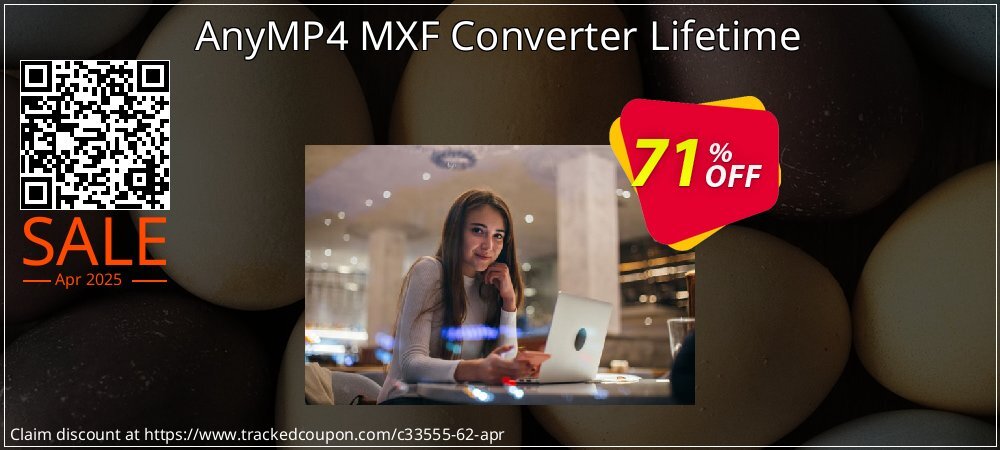 AnyMP4 MXF Converter Lifetime coupon on Working Day offering sales