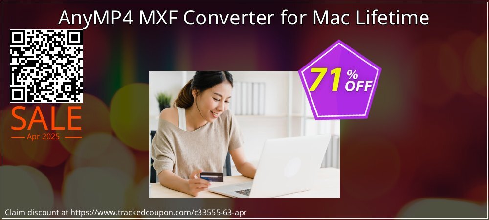 AnyMP4 MXF Converter for Mac Lifetime coupon on Easter Day offering sales