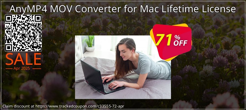 AnyMP4 MOV Converter for Mac Lifetime License coupon on April Fools' Day offering sales