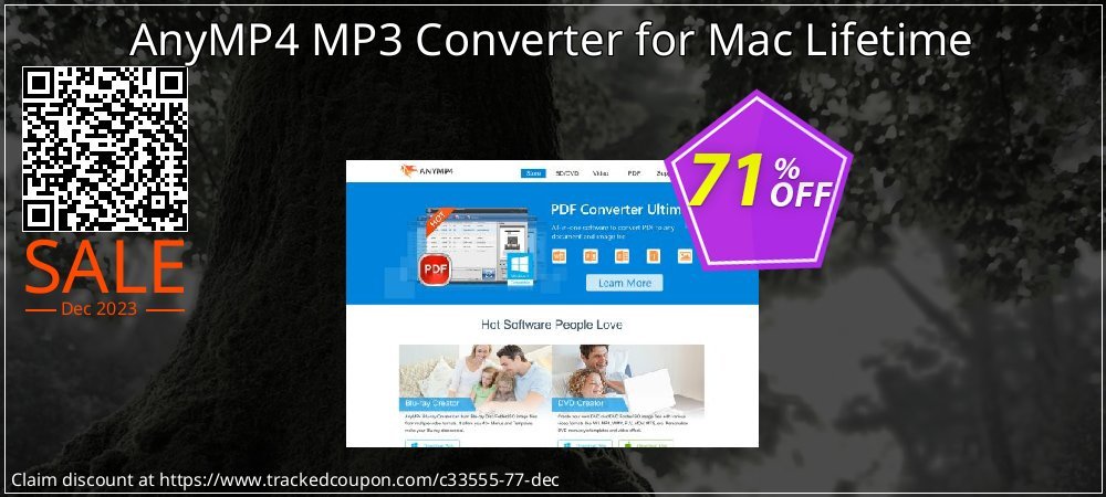 AnyMP4 MP3 Converter for Mac Lifetime coupon on April Fools' Day deals