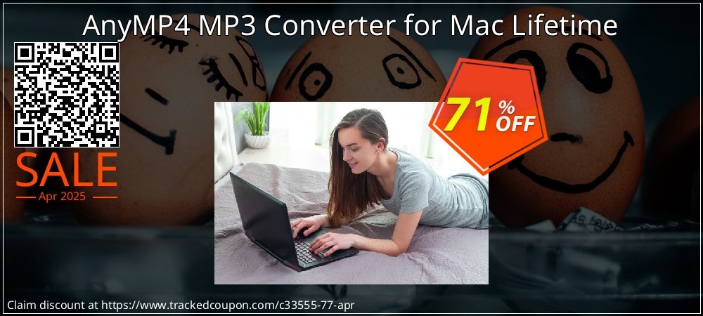 AnyMP4 MP3 Converter for Mac Lifetime coupon on April Fools' Day deals