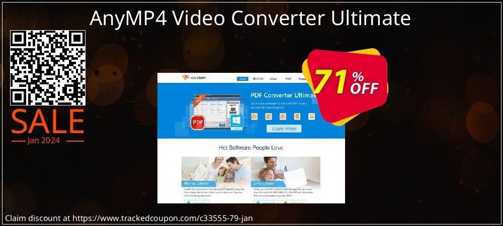 Get 70% OFF AnyMP4 Video Converter Ultimate discounts