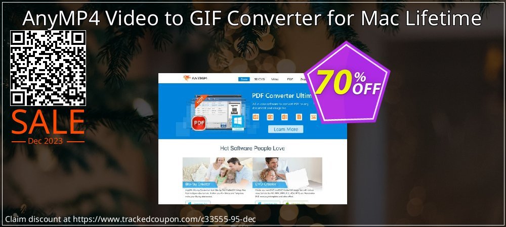 AnyMP4 Video to GIF Converter for Mac Lifetime coupon on National Walking Day deals