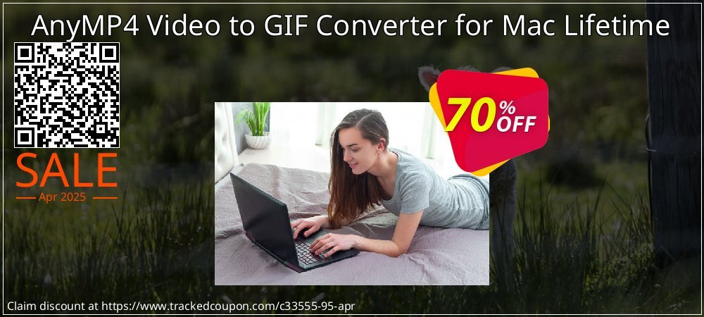 AnyMP4 Video to GIF Converter for Mac Lifetime coupon on National Walking Day deals