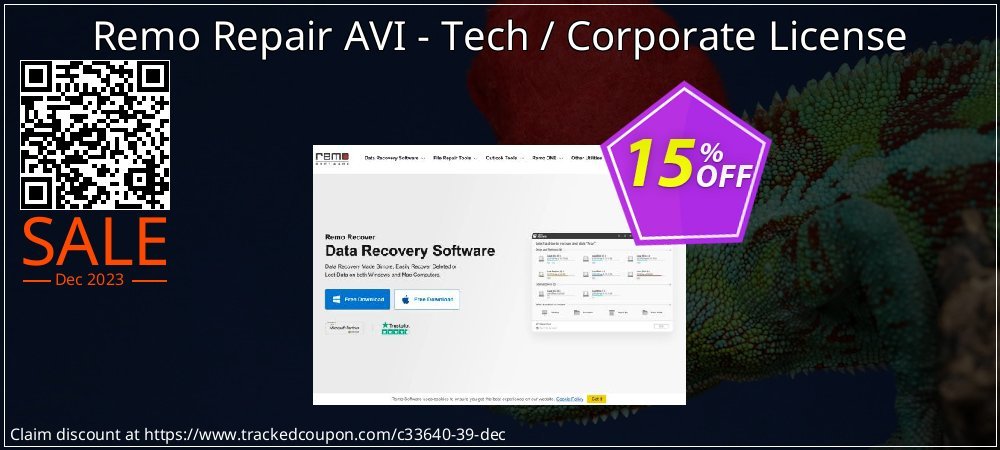 Remo Repair AVI - Tech / Corporate License coupon on Tell a Lie Day discount