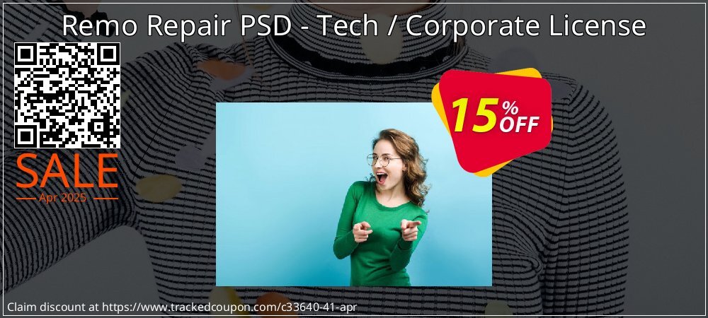 Remo Repair PSD - Tech / Corporate License coupon on World Party Day offering sales