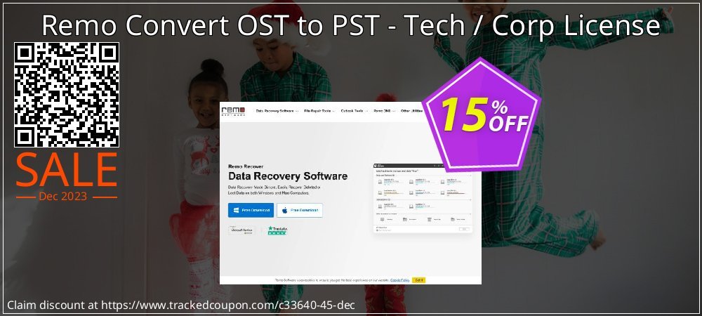 Remo Convert OST to PST - Tech / Corp License coupon on National Cleanup Day offering sales
