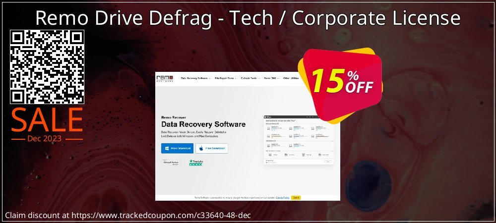 Remo Drive Defrag - Tech / Corporate License coupon on Virtual Vacation Day offer