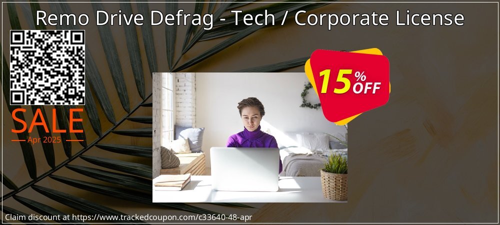 Remo Drive Defrag - Tech / Corporate License coupon on Virtual Vacation Day offer