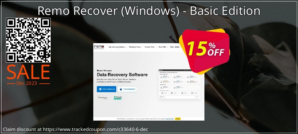 Remo Recover - Windows - Basic Edition coupon on World Party Day super sale