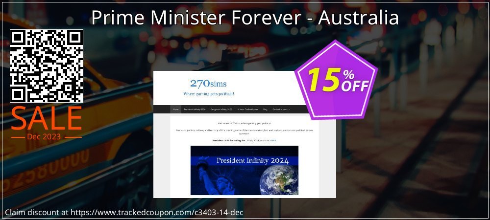 Prime Minister Forever - Australia coupon on Tell a Lie Day promotions