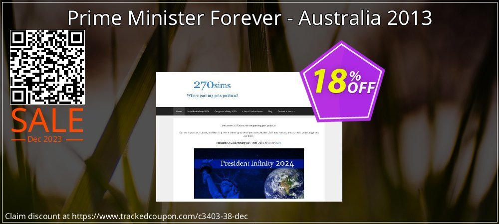 Prime Minister Forever - Australia 2013 coupon on Easter Day offering sales
