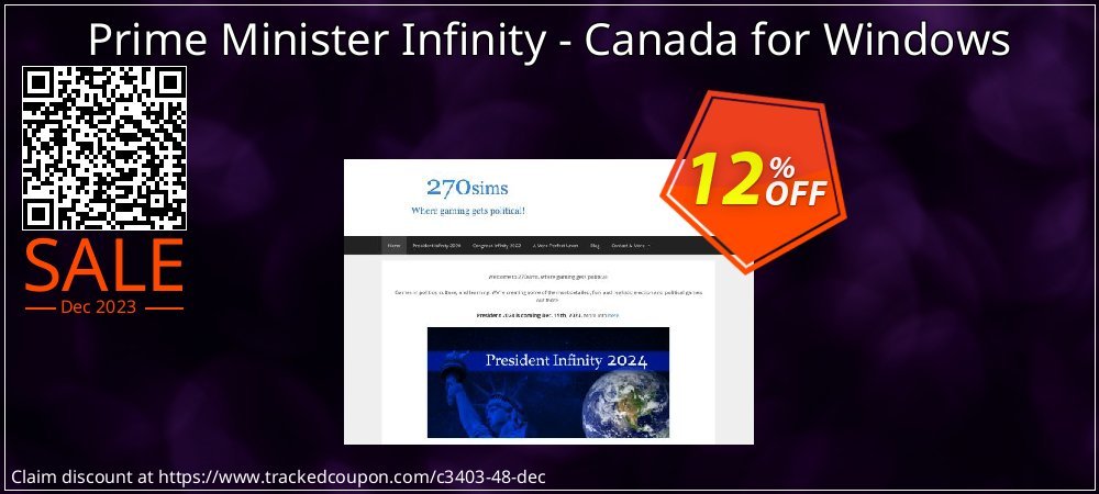 Prime Minister Infinity - Canada for Windows coupon on Easter Day super sale
