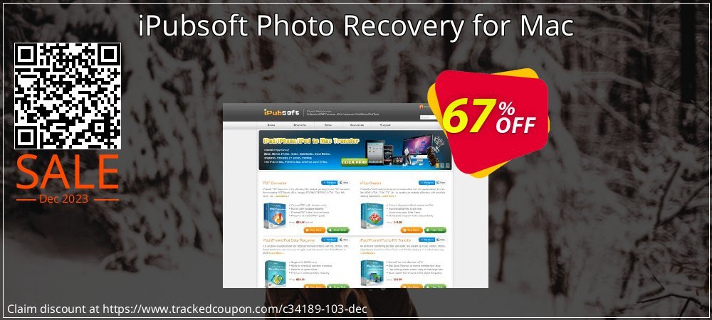 Claim 67% OFF iPubsoft Photo Recovery for Mac Coupon discount March, 2021