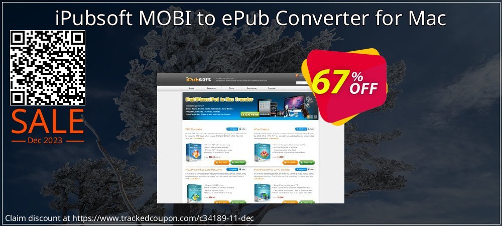 iPubsoft MOBI to ePub Converter for Mac coupon on Christmas Card Day deals