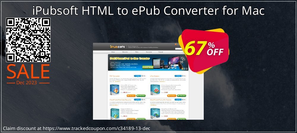 iPubsoft HTML to ePub Converter for Mac coupon on Easter Day offering discount