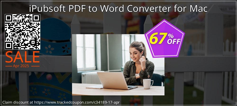 iPubsoft PDF to Word Converter for Mac coupon on April Fools' Day promotions