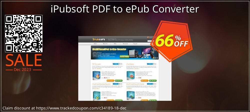 iPubsoft PDF to ePub Converter coupon on Easter Day sales