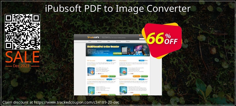 iPubsoft PDF to Image Converter coupon on World Backup Day deals
