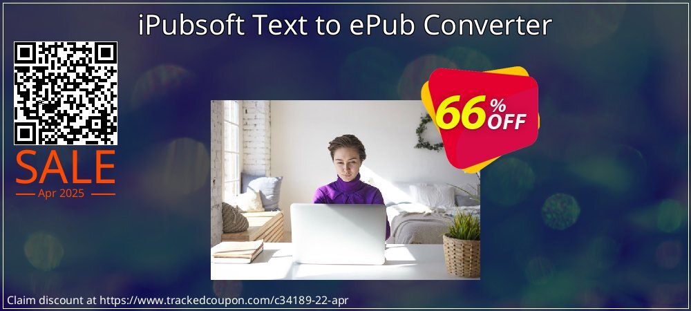 iPubsoft Text to ePub Converter coupon on April Fools' Day offering discount