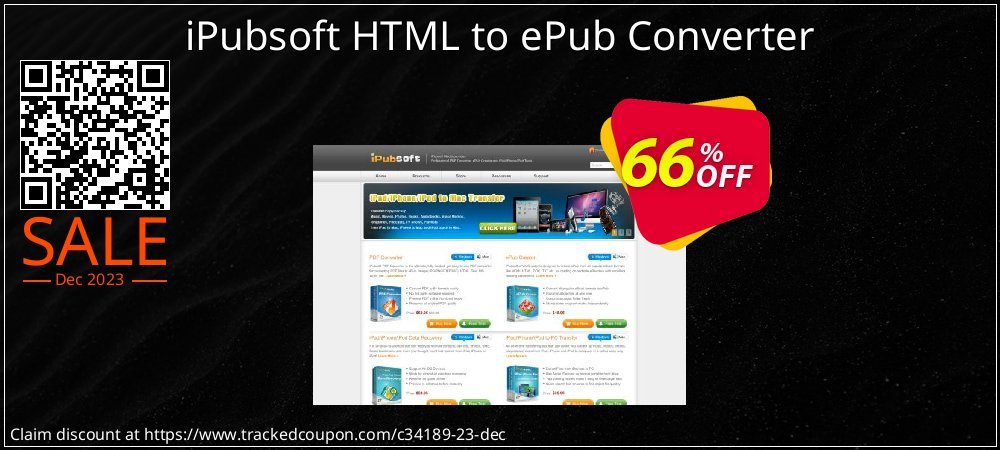 iPubsoft HTML to ePub Converter coupon on Easter Day offering sales