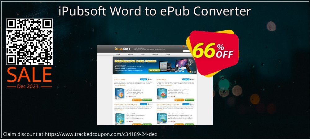iPubsoft Word to ePub Converter coupon on April Fools' Day offering sales