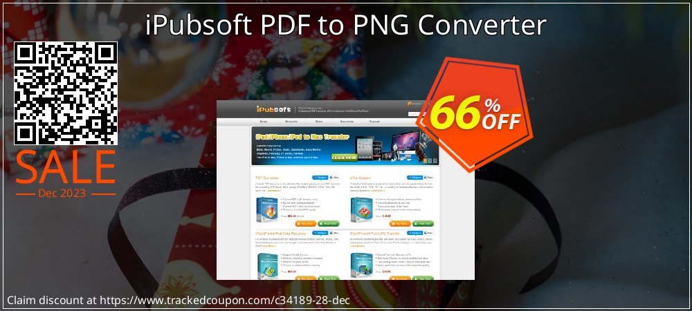 iPubsoft PDF to PNG Converter coupon on Easter Day deals