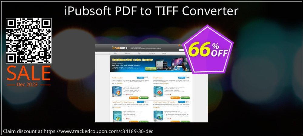 iPubsoft PDF to TIFF Converter coupon on National Walking Day discount