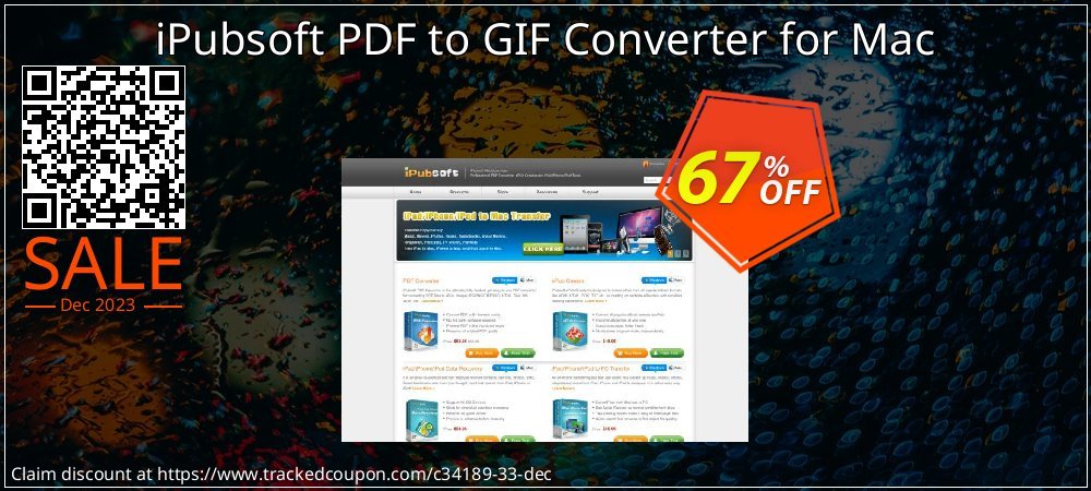iPubsoft PDF to GIF Converter for Mac coupon on Easter Day super sale