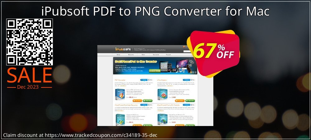 iPubsoft PDF to PNG Converter for Mac coupon on National Walking Day promotions