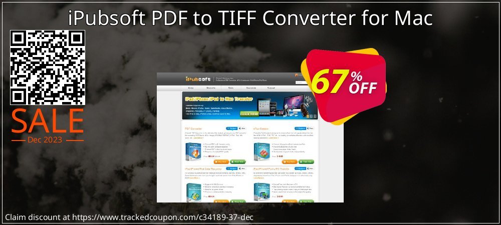 iPubsoft PDF to TIFF Converter for Mac coupon on Working Day offer