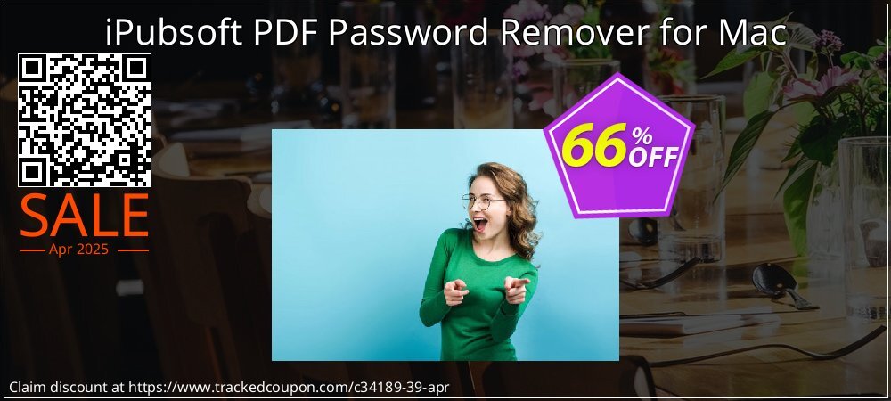 iPubsoft PDF Password Remover for Mac coupon on World Password Day offering discount