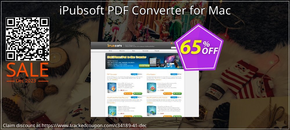 iPubsoft PDF Converter for Mac coupon on World Party Day offering sales
