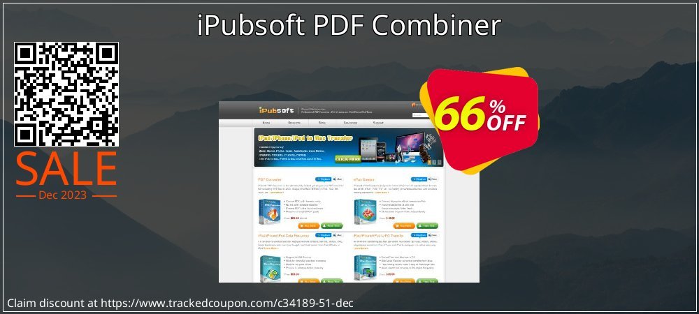 iPubsoft PDF Combiner coupon on Palm Sunday offering sales