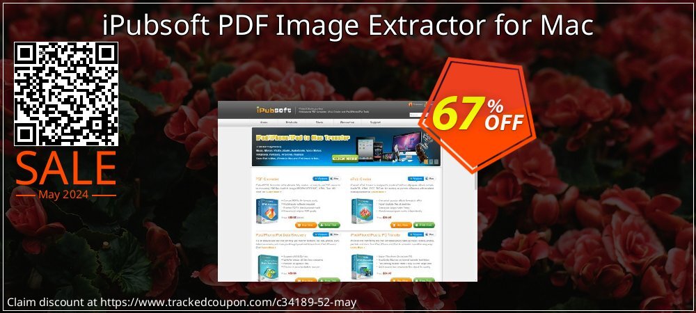 iPubsoft PDF Image Extractor for Mac coupon on National Memo Day promotions