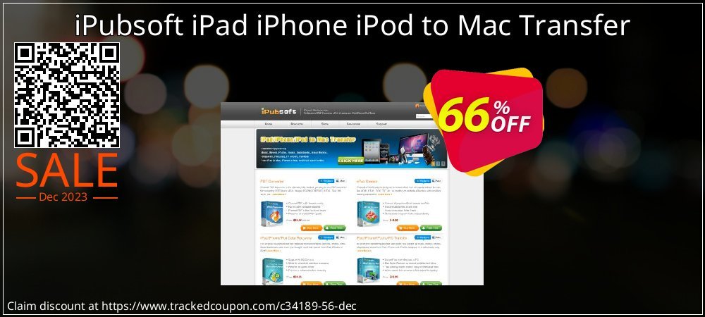 iPubsoft iPad iPhone iPod to Mac Transfer coupon on World Party Day offer