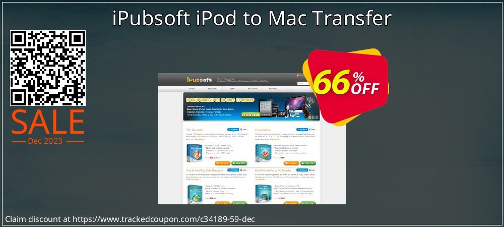 iPubsoft iPod to Mac Transfer coupon on World Password Day super sale