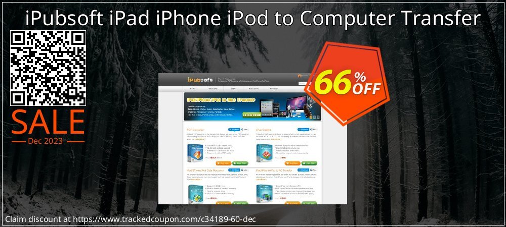 iPubsoft iPad iPhone iPod to Computer Transfer coupon on World Backup Day offering sales
