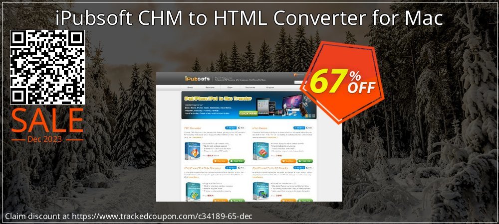 iPubsoft CHM to HTML Converter for Mac coupon on National Walking Day offer
