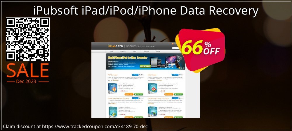 iPubsoft iPad/iPod/iPhone Data Recovery coupon on Mother Day promotions