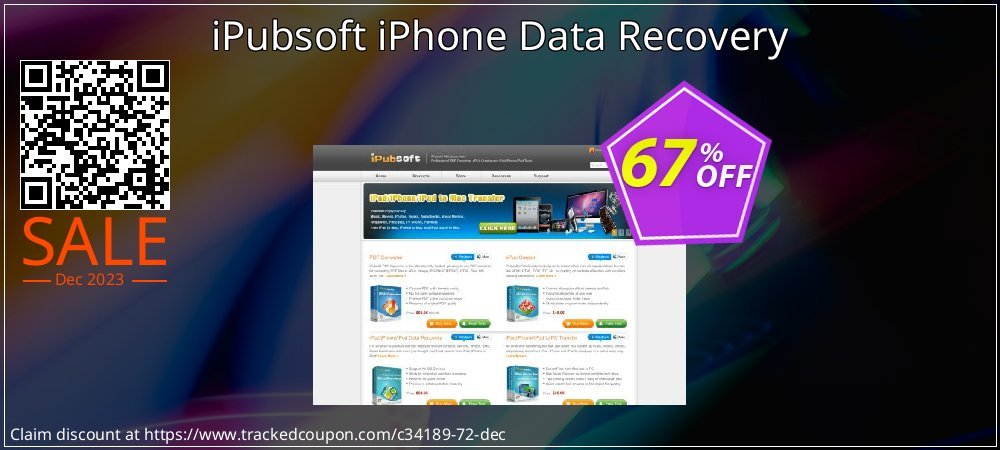 iPubsoft iPhone Data Recovery coupon on April Fools' Day sales