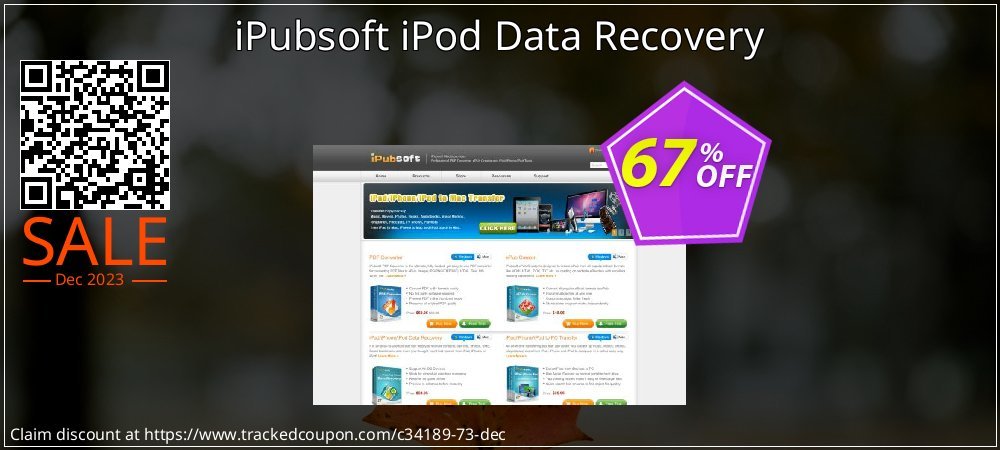 iPubsoft iPod Data Recovery coupon on Constitution Memorial Day offer