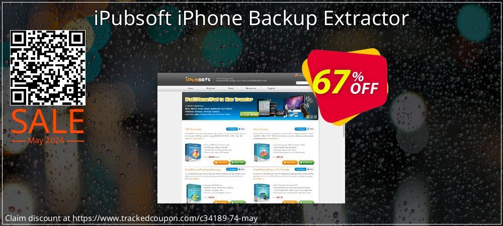 iPubsoft iPhone Backup Extractor coupon on Tell a Lie Day offer