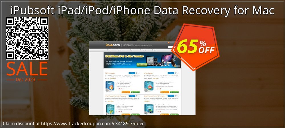 iPubsoft iPad/iPod/iPhone Data Recovery for Mac coupon on Mother Day offering discount