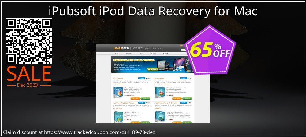 iPubsoft iPod Data Recovery for Mac coupon on Easter Day super sale