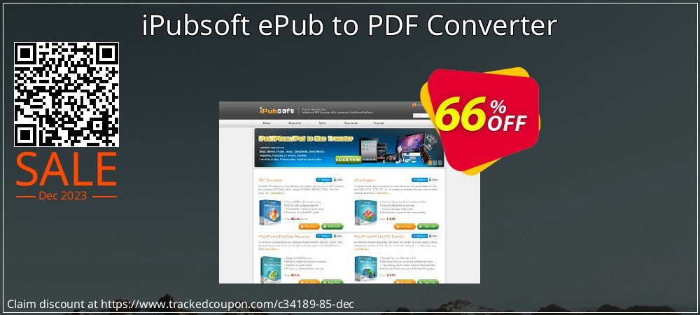iPubsoft ePub to PDF Converter coupon on National Walking Day offering discount
