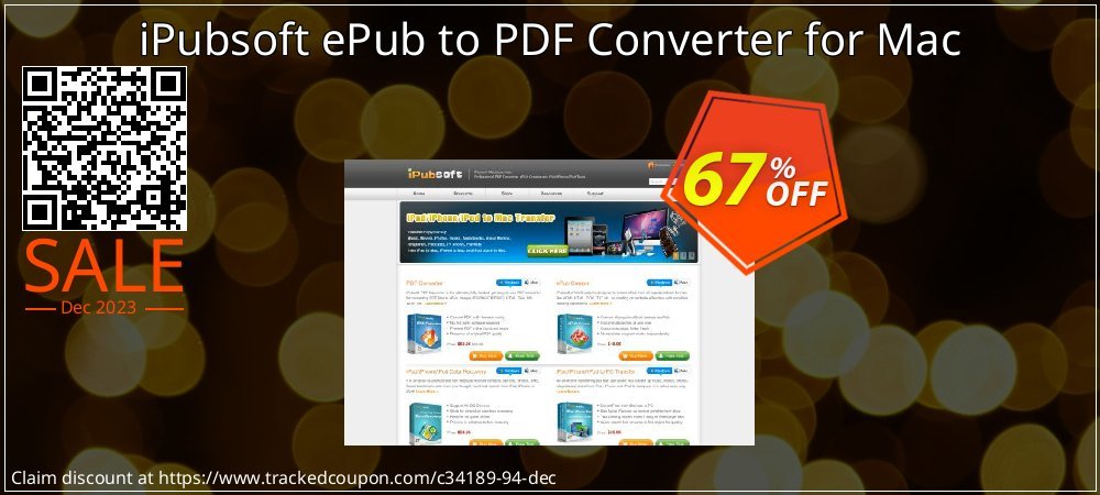 iPubsoft ePub to PDF Converter for Mac coupon on World Password Day offering sales
